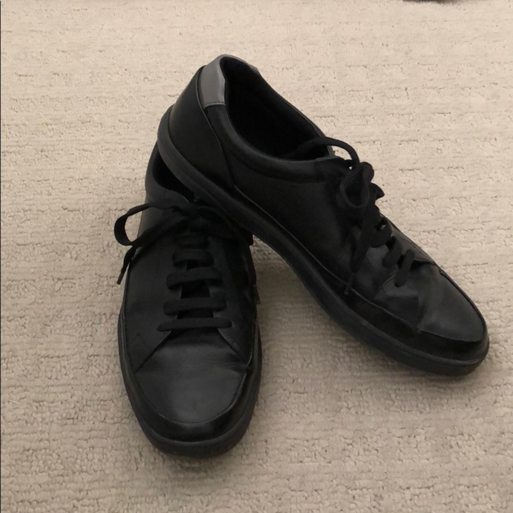 Calvin Klein Black Leather Sneaker